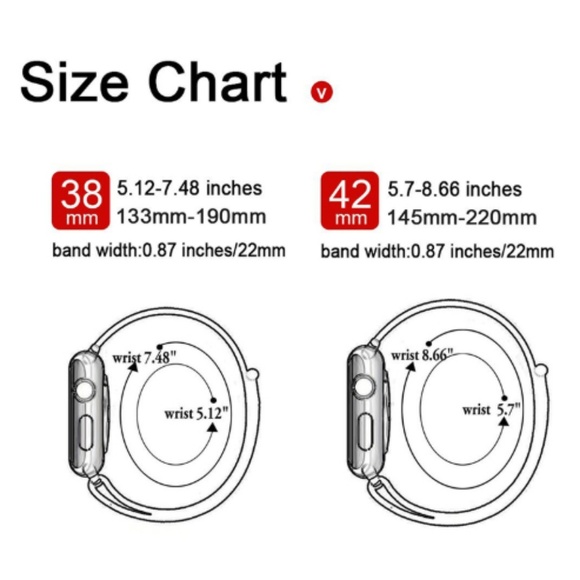 NEW Pearl White Sport Strap Band For Apple Watch - Picture 5 of 6